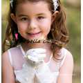 Lace Bridal Gloves for Little Girls Cute Flower Girls Luvas Handmade Luvas de casamento para crianças